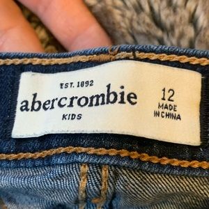 Girls Abercrombie skinny leg jeans size 12